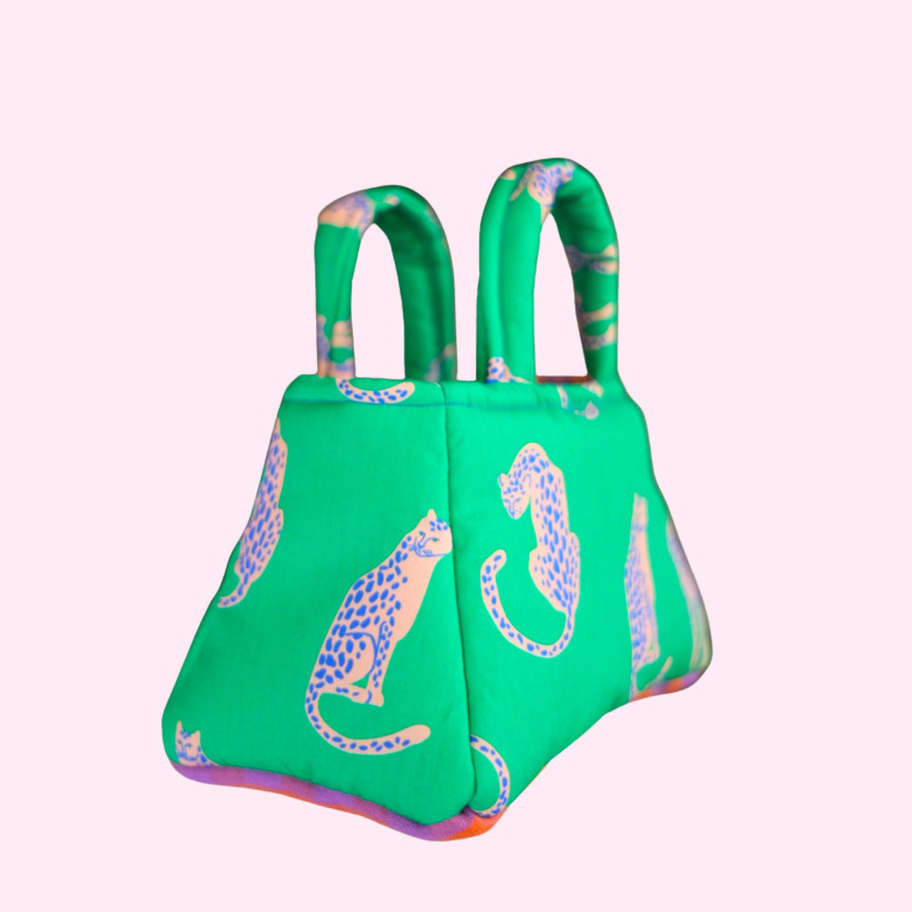 The Green Leopard Tote Bag