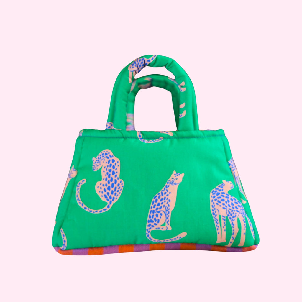 The Green Leopard Tote Bag