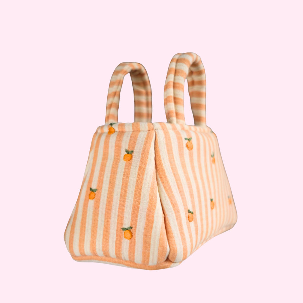 The Hand Embroidered Citrus Tote Bag