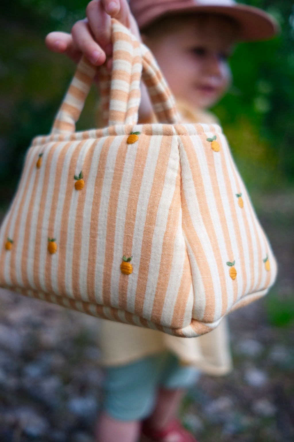 The Hand Embroidered Citrus Tote Bag