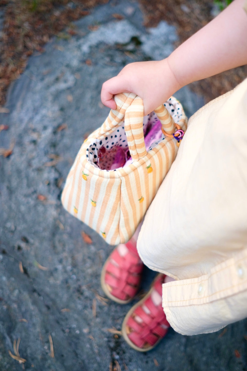 The Hand Embroidered Citrus Tote Bag
