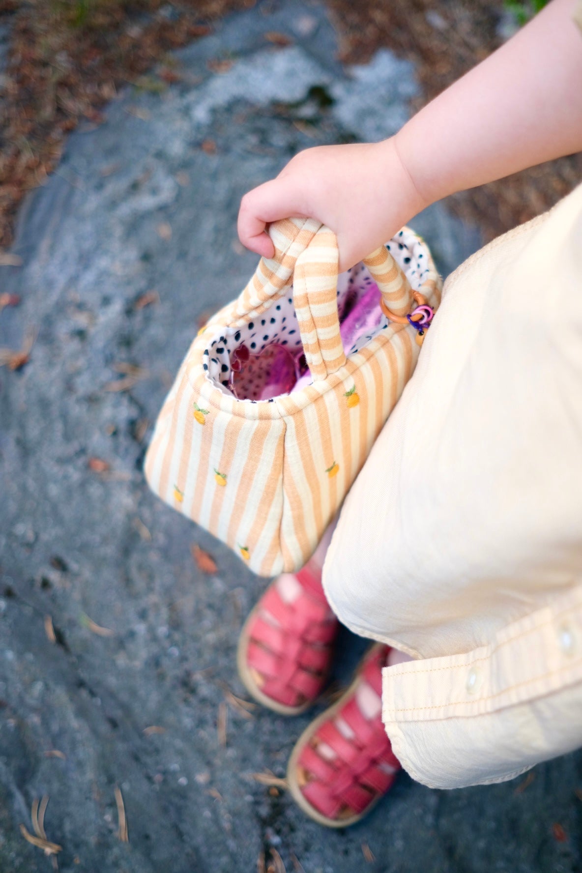 The Hand Embroidered Citrus Tote Bag