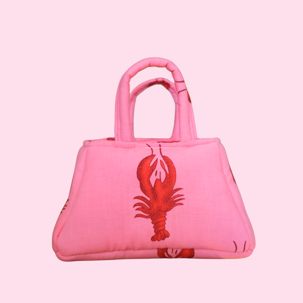 The Coral Lobster Tote Bag