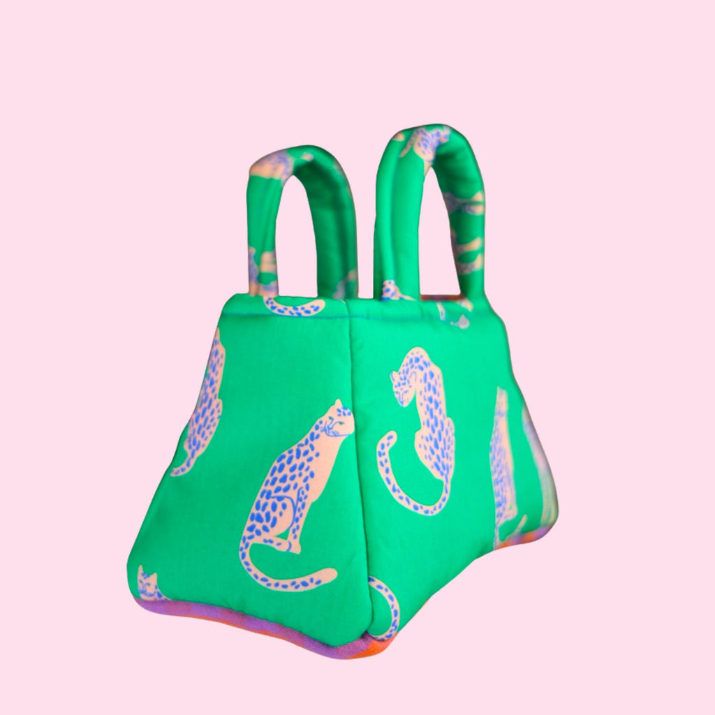 The Green Leopard Tote Bag