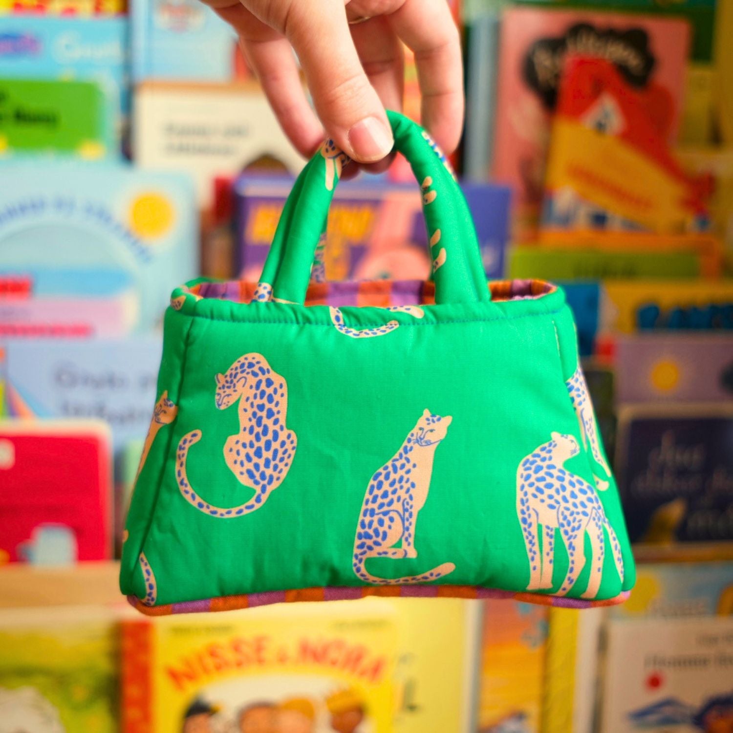 The Green Leopard Tote Bag