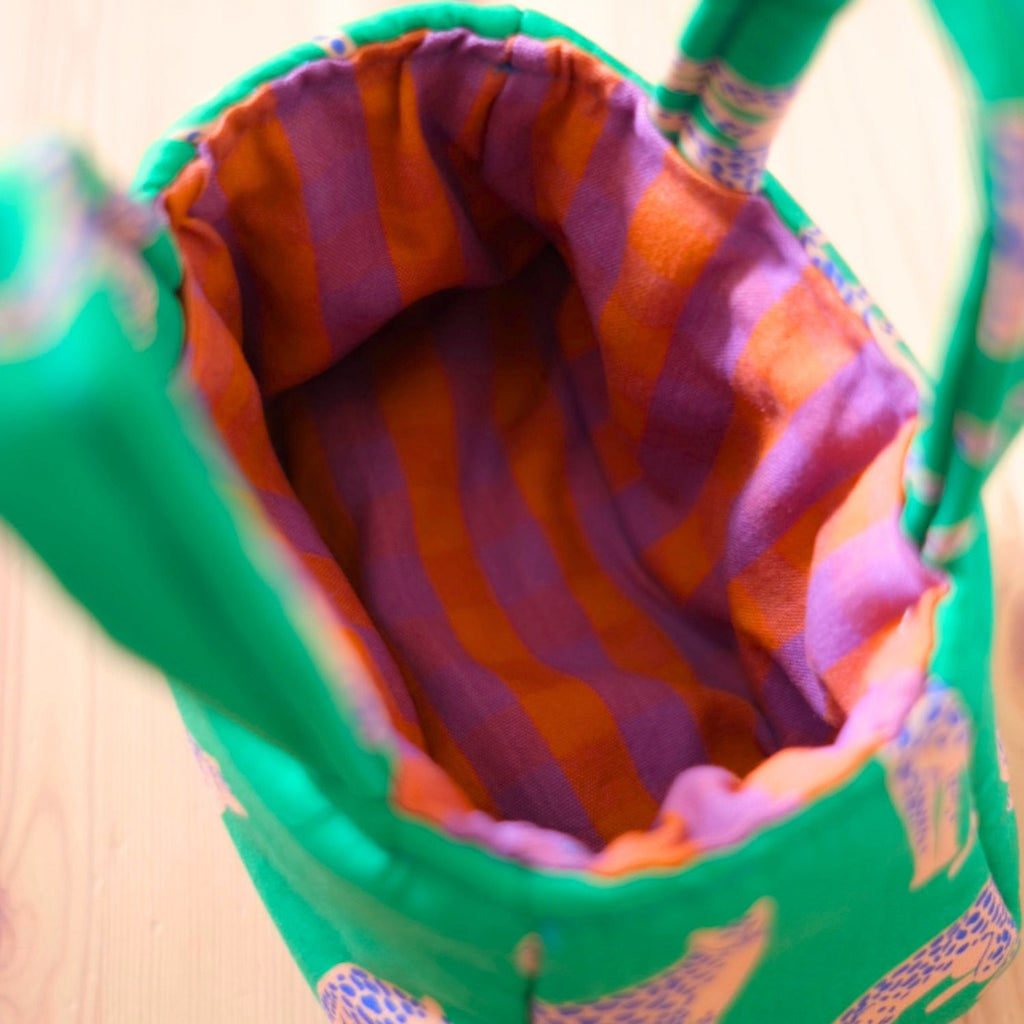The Green Leopard Tote Bag