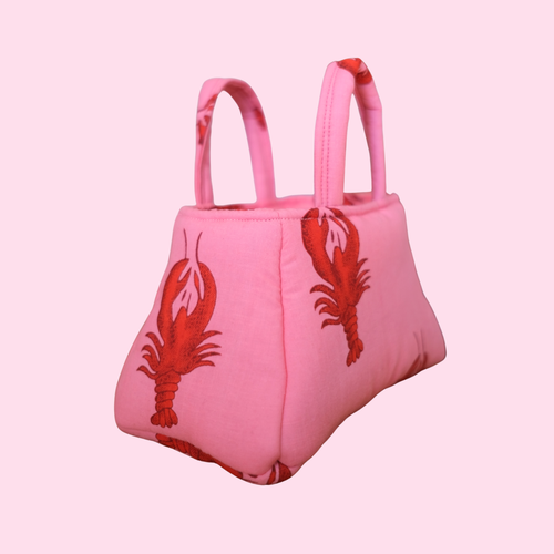The Coral Lobster Tote Bag