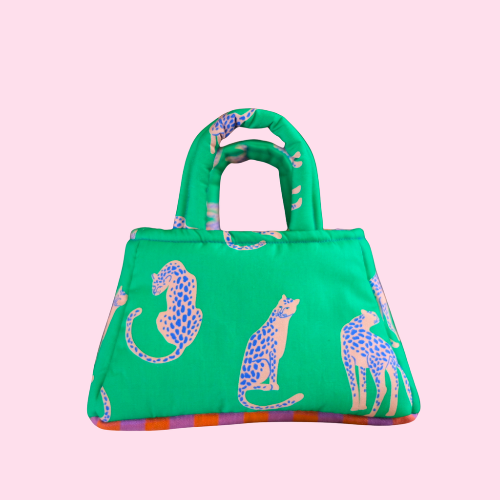 The Green Leopard Tote Bag